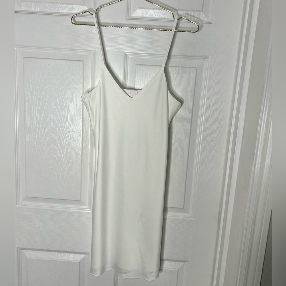 Le Rose Stories Women's Satin Mini Dress Sz S